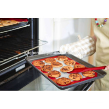China Fabricante profissional Grade alimentar resistente ao calor Reutilizável Non-stick Fiberglass Silicone Baking Mat for Forno